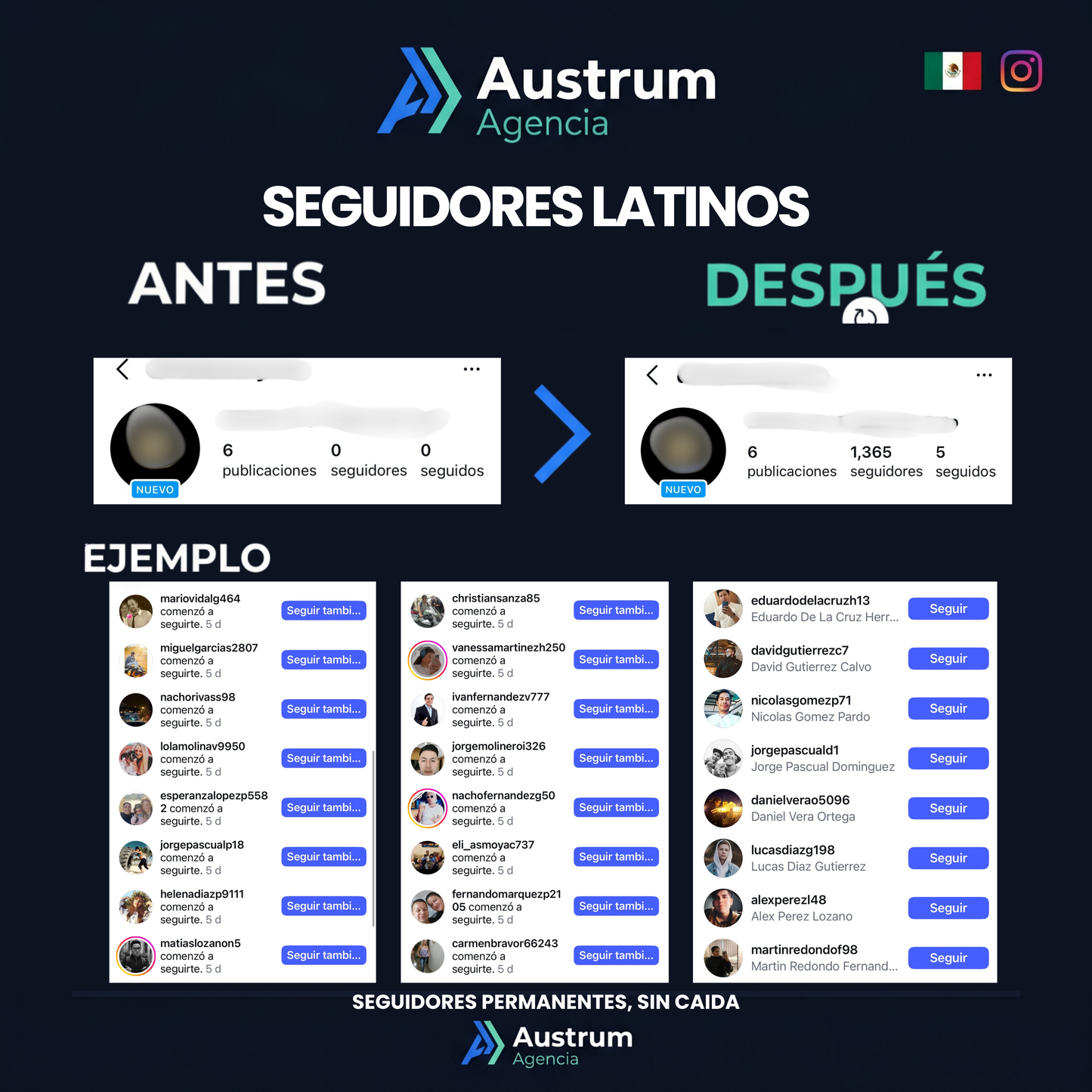 Seguidores Latinos IG