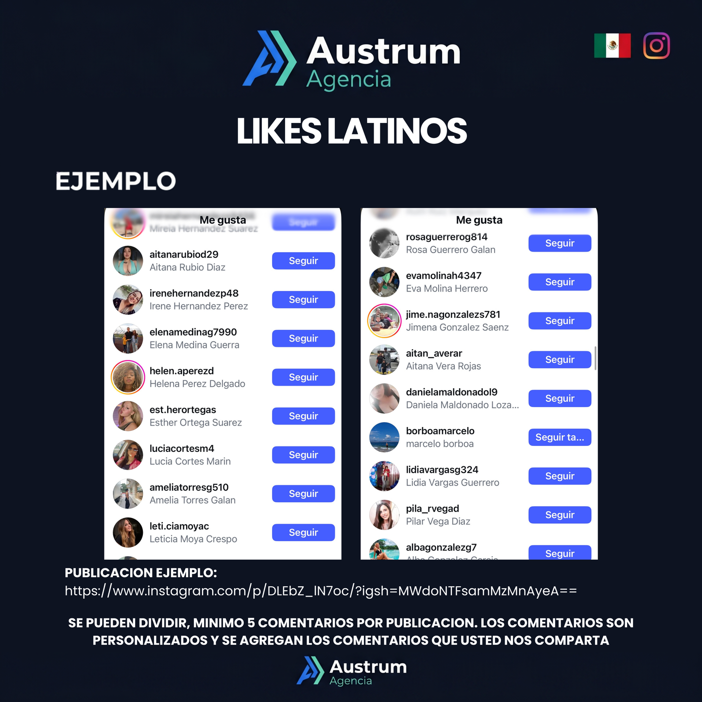 Likes Latinos IG
