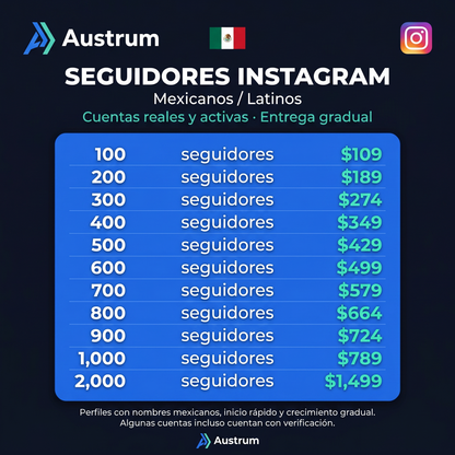 Seguidores Latinos IG