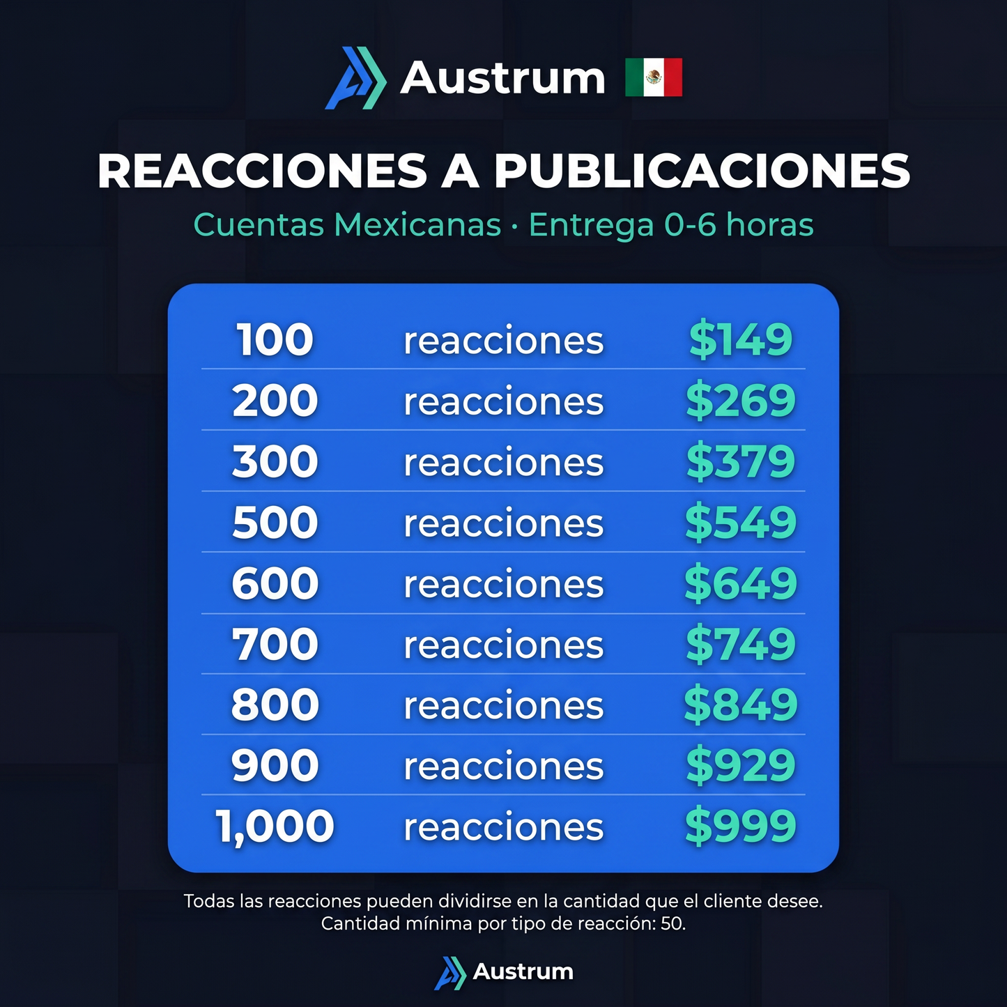 Reacciones Mexicanas Fb
